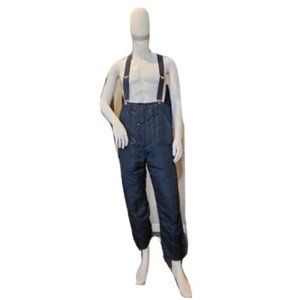 Vtg Thermawear Insulated Snap Bib Overalls Suspenders Winter